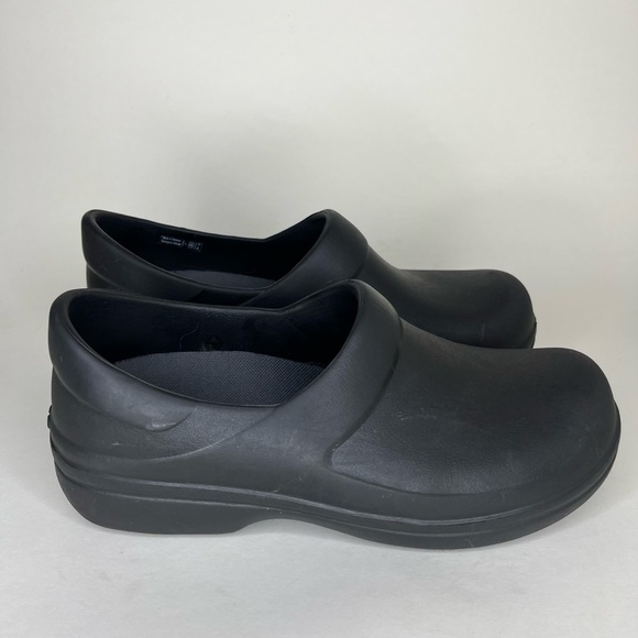 CROCS Shoes - Crocs Shoes Clogs Slip Ons Women Size 8 Slip Resistan Black Rubber